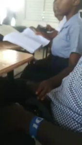 Horny Mzansi Schoolgirl Plays With Classmate's Dick In Class