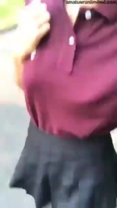 Mzansi School Teen Showing Wet Pussy