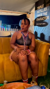 Zodwa Wabantu Smelling Her Own Pussy