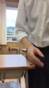 Horny Schoolgirl Inside Classroom