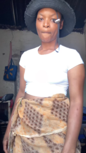 Queen Nadia TV Pussy Slip