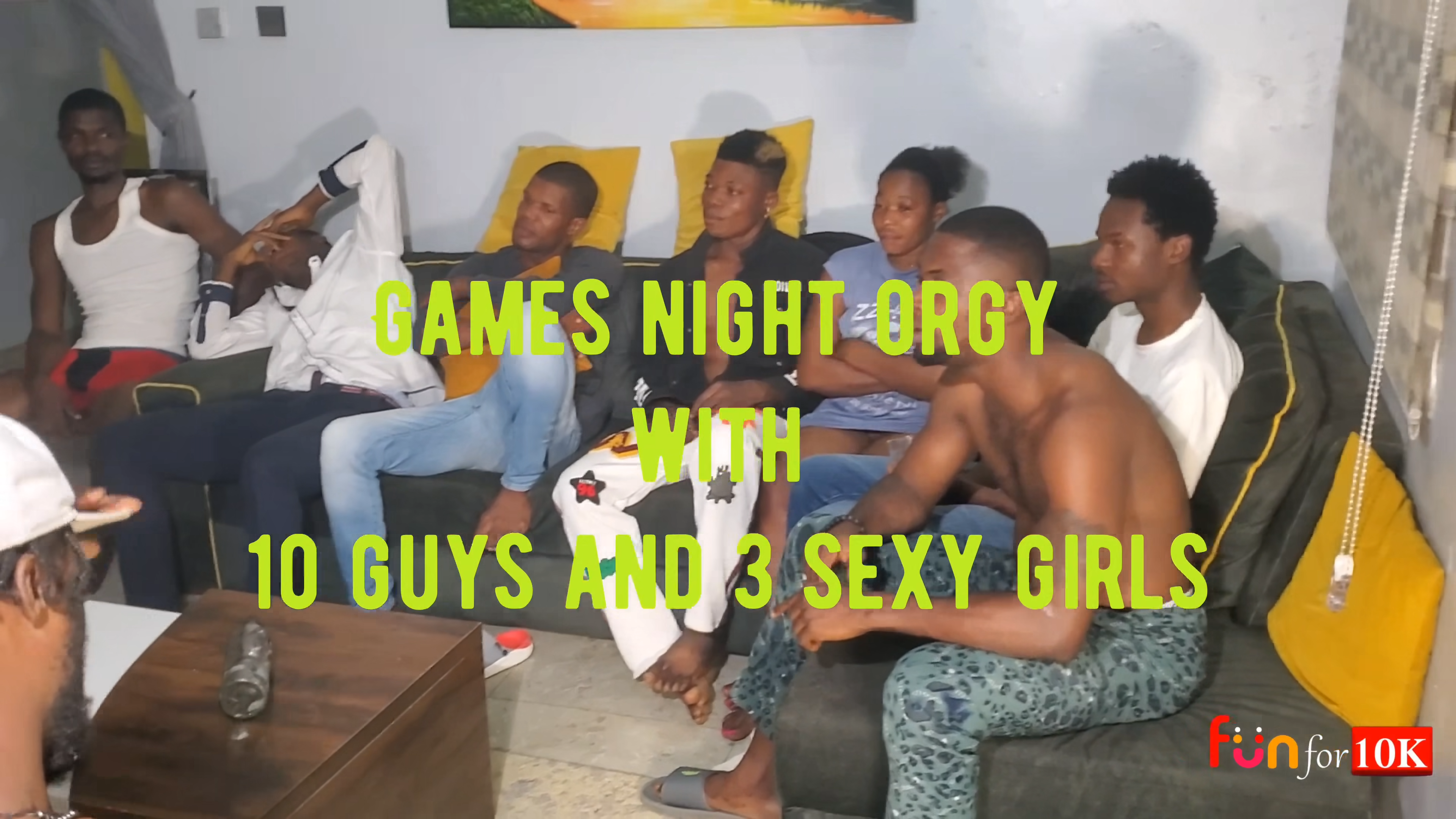 10 Guys And 3 Sexy Girls