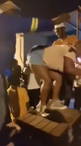 Drunk Mzansi Girl Dancing  Flashing Big Booty